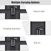 Telefoonriemtas met riemclip en karabijnhaak, stevige telefoonholster voor iPhones 16/15/14 Pro Max & Samsung telefoons