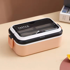 1L Rectangle Portable Leak Proof Heatable <b>Stackable</b> Single Tier Stainless Steel Children's <b>Lunch</b> <b>Box</b> with Freshness Preservation - Product Image 5
