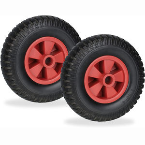 HKT1258 Vente en gros <span class=keywords><strong>de</strong></span> pneus <span class=keywords><strong>de</strong></span> <span class=keywords><strong>brouette</strong></span> solides anti-crevaison 8x2.50-4, roues en caoutchouc massif <span class=keywords><strong>de</strong></span> 8 pouces - Product Image 2