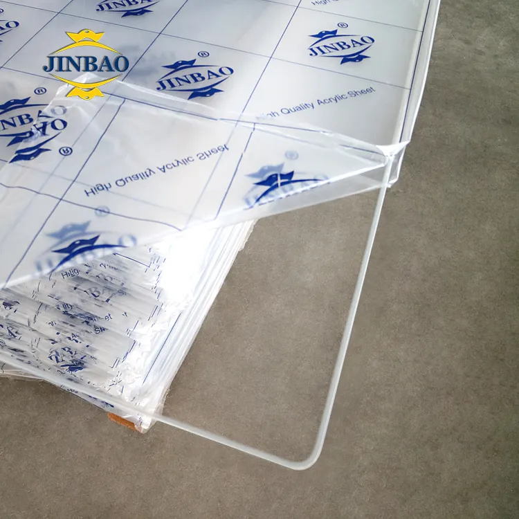 JINBAO 4mm 5mm 3mm 2mm 1mm 6mm plastic color clear white perspex manufacturer acrylic board panel sheets