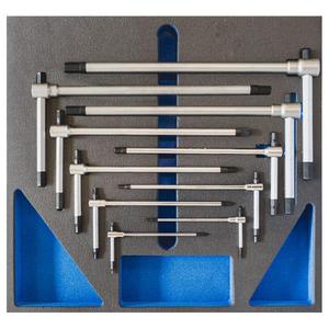 Série FERVI de clés hexagonales mâles en T en thermoplastique souple, jeu de clés hexagonales en italien - Product Image 1