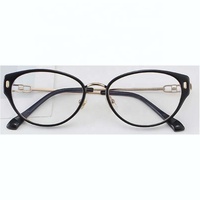 Gafas Ópticas con Diseño de Ojo de Gato, Lentes CR39 con Protección Anti-Luz Azul, Montura Ligera para Unisex