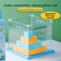 Cool Guy Kit Complet Numérique de Matériel Pédagogique Mathématique pour la 5e Année, 2ème Trimestre : Prismes Rectangulaires, Cubes, Unités Magnétiques, Modèles Géométriques