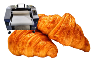 Croissant che formano il rullo di rotolamento croissant che fa la macchina per tagliare il pane piccolo croissant rolling machine - Product Image 5