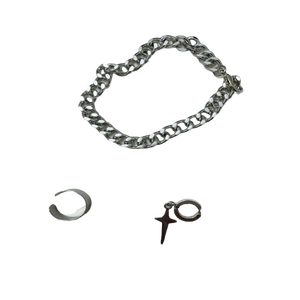 Costume de cosplay K-POP Witch Hunting Group <span class=keywords><strong>Shaga</strong></span> Boy Qin Yu pour enfants, perruque noire en polyester, ensemble de costumes, robes, chasseurs de démons d'Halloween - Product Image 5