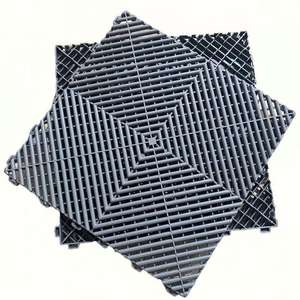 Dalles de sol de <span class=keywords><strong>garage</strong></span> emboîtables 400x400x18mm, tapis de sol pour lavage de voiture, <span class=keywords><strong>dalle</strong></span> de sol multifonction pour <span class=keywords><strong>garage</strong></span>, livraison directe - Product Image 3