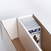 Boîte à chaussures à 2 rangées en carton