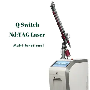 Multifunctional ExQ Q Switch Nd YAG Laser Tattoo Removal Carbon Facial Peel Skin Rejuvenation Pigment Treatment Device