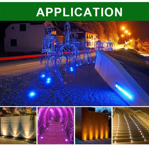 Mini Waterproof High-Power LED Underground Outdoor Linear Spotlight <b>Landscape</b> Walkway <b>Light</b> 6000K IP68 18W 6W RGB Stainless - Product Image 6