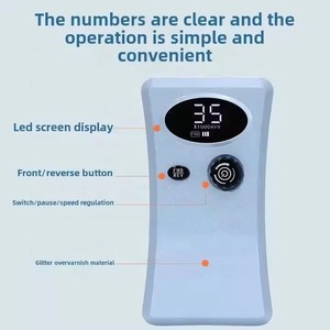 Portable <b>Nail</b> Polishing Machine Tool Professional Rechargeable 35k RPM Electric <b>Nail</b> Polisher with Display Screen - Product Image 2
