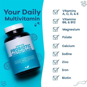 Suplemento Probiótico de Marca Privada OEM para Promover la Salud Intestinal, 25 Mil Millones de UFC, Cápsulas de Complejo Probiótico Multivitamínico - Product Image 5