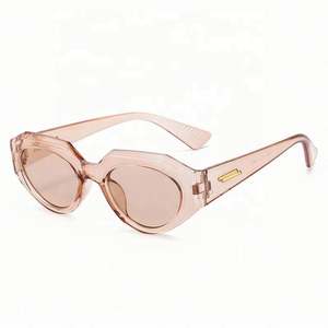 Gafas de Sol Elegantes con Logotipo Personalizado, Diseño Degradado, Protección UV400, Forma Cuadrada Pequeña Irregular para Mujer, Novedad 2021 - Product Image 6