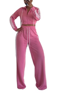 <strong>2026</strong> S-2XL Fashion Boutique Thick Material Jogging <strong>Wear</strong> Two Piece Women's Suits - Product Image 5