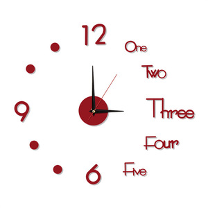 Reloj de Pared Luminoso Nuevo al por Mayor, Reloj Grande 3D DIY con Pegatinas de Espejo Acrílico, Reloj de Cuarzo Moderno Silencioso con Alarma - Product Image 5