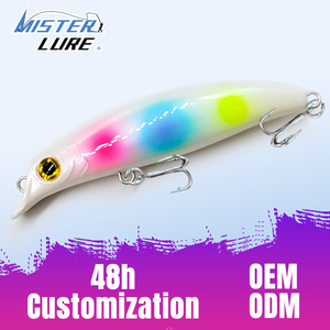 Señuelo de Pesca MISTER LURE, 75 mm, 7.<span class=keywords><strong>3</strong></span> g, Señuelo Artificial de Superficie, Cebo Duro, Agua Dulce, Plástico - Product Image 1