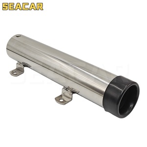 Soporte de caña de pescar de acero inoxidable Seacar, soporte de caña de pescar de un solo tubo para barcos. - Product Image 3