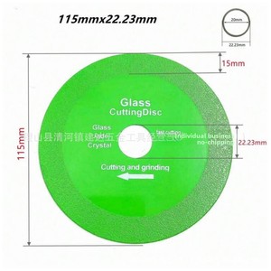 <span class=keywords><strong>Disque</strong></span> de découpe spécial King pour bouteilles de vin, à tranchage transfrontalier, ultra-mince, avec revêtement CrN, procédé de brasage, finition diamant poli - Product Image 3
