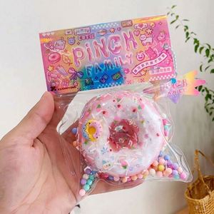 Handmade Customized Slow Rising TPR Donut Squishy Toy Sensory Relief Novelty Squeeze Toys for Kid Friend Stress Relief Gifts - Product Image 2