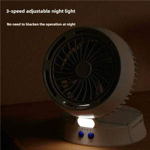 Ventilador con Carga Solar, Ventilador Pequeño, para Acampar al Aire Libre, Ventilador Pequeño Multifuncional, para Tienda de Campaña, Camping, Portátil - Product Image 5