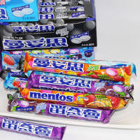 Groothandel 37G Mint Taai Snoep Fruit Soda Knapperige Fudge Taai Luchtig Snoep