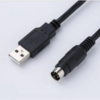 Câble de programmation PLC USB-SC09-FX, ligne de téléchargement USB vers RS422 pour les séries de PLC Mitsubishi MELSEC FX0N FX1N FX2N FX3U FX3G