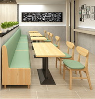 Ensembles de mobilier de restaurant modernes en gros pour utilisation en restaurant, sièges de banquette, tables à manger, chaises