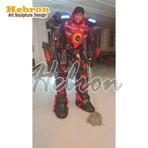 Costume de <span class=keywords><strong>robot</strong></span> transformable LED <span class=keywords><strong>jaune</strong></span> abeille de haute qualité, prix d'usine, tenue de performance pour fêtes cosplay et <span class=keywords><strong>robot</strong></span> dansant - Product Image 4