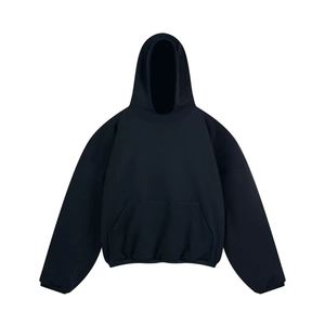 Dropshipping – Nouveaux sweats à capuche personnalisables 100 % coton pour hommes, vierges, décontractés, coupe oversize, avec impression de logo, unisexe - Product Image 5