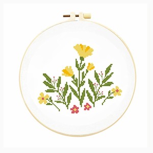 Débutant amical broderie artisanat tapisserie bricolage <span class=keywords><strong>Aida</strong></span> tissu <span class=keywords><strong>point</strong></span> <span class=keywords><strong>de</strong></span> <span class=keywords><strong>croix</strong></span> avec cerceau - Product Image 4