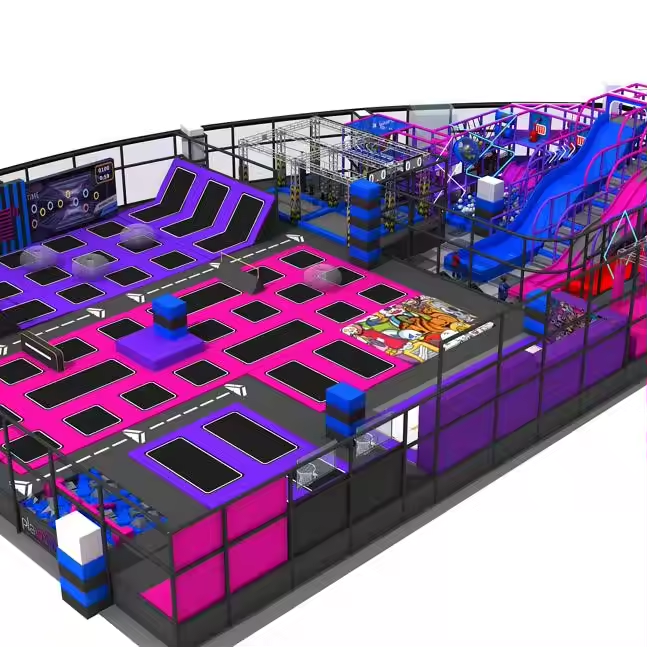 Commercial Big Indoor Play Center Jumping