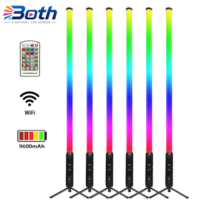 IP65 Waterproof 360° Pixel LED Tube Light Wireless DMX Battery Powered <b>RGB</b> Club Stage Stick Light - Product Image 1