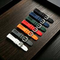 Venta Directa de Fábrica, Correas de Reloj de Silicona Deportivas Personalizadas de Alta Calidad, Resistentes al Agua, para Relojes Inteligentes de 20 y 22 mm, Correas de Goma Suave