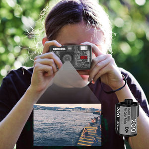 Pabrik 135SJ 35mm Film dapat digunakan kembali kamera Flash kamera Vintage kamera Retro profesional untuk anak-anak/Pesta/pernikahan - Product Image 1