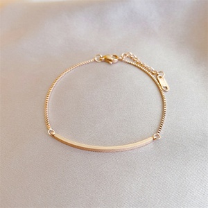 Ins Popular Stainless Steel Jewelry Link Chain Geometric <b>Bracelets</b> for Women - Product Image 6