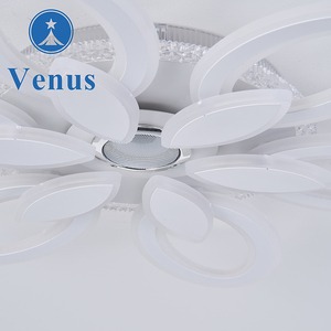 Ventilador LED <span class=keywords><strong>de</strong></span> 26 Pulgadas con luz regulable, 7 palas ABS y 6 velocidades, mando a distancia y control <span class=keywords><strong>de</strong></span> aplicación moderno para salón - Product Image 2