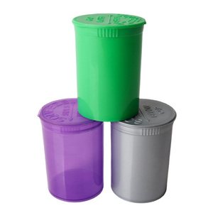 Vente en gros de contenants à ouverture facile Dram Pop Top, bouteilles en plastique à ouverture facile - Flacons à pilules médicaux colorés avec bouchons à clipser pour pharmacie - Product Image 3