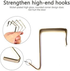 24 <b>Large</b> Pockets Over the Door Shoe Organizer Hanging Shoe Organizer for Door <b>Large</b> Capacity Shoe <b>Storage</b> Bag with 4 Metal Hooks - Product Image 5
