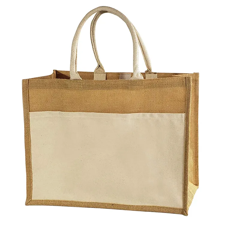 Tote Custom Jute Tassen Wholesale Eco Custom Strand Reizen Verpakking Promotionele Herbruikbare Fabriek Directe Levering