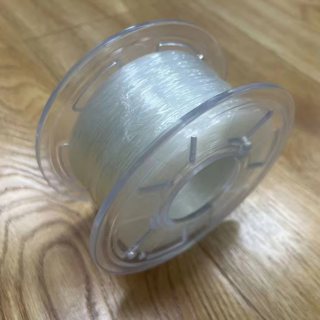 Transparent Optical Fiber Cable G657B3/G657A2 0.9mm Invisible Drop Cable 5m 1000m for FTTH and Indoor Applications