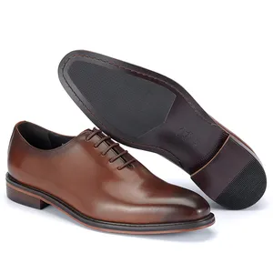 Alexbu-chaussures en cuir verni pour hommes, chaussure formelle, modèle tendance Business, Design, bon marché, Oxfords