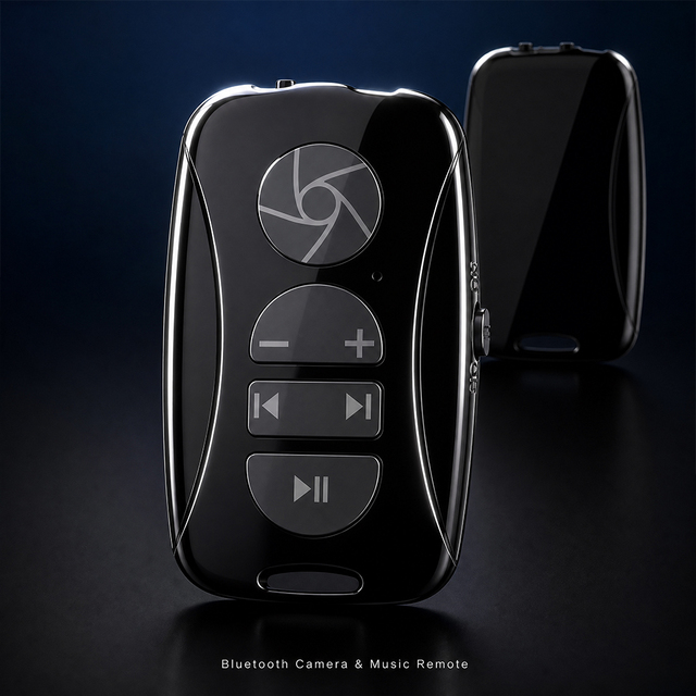 Media Music Play/pause, Selfie Remote Control for IPad, IPhone,iPod,iOS, and Android Smartphones and Tablets