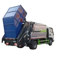 Camion compacteur à bras oscillant JAC 4x2 8CBM, véhicule de collecte des déchets hydraulique pour l'assainissement municipal, directement de l'usine