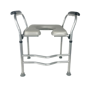 Elevador de inodoro con pasamanos de 53 cm de ancho, altura ajustable de 68-78 cm, equipo de seguridad para el baño para personas mayores - Product Image 2