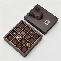 Emballage personnalisé pour barres chocolatées en carton gris en forme de champignon avec dorure à chaud, carton écologique avec pelliculage mat pour l'alimentation