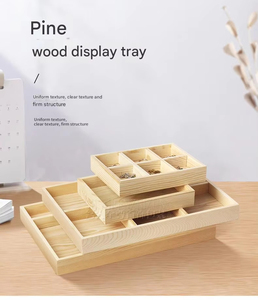 Plateaux de présentation de bijoux en bois de luxe sur mesure pour la vente en gros - Product Image 3