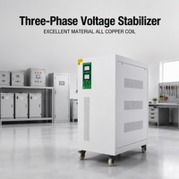 Stabilisateurs de tension servo triphasés 50/60Hz 50kVA 60kVA 380V 304V~456V AC en cuivre