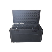 Valise de transport pour câbles et fils, valise rigide légère, pour le rangement d'équipements, valise de transport sur roulettes