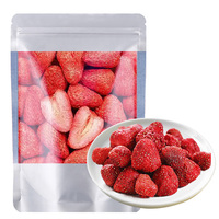 Ycoyco 50G Fruit Vriesdroging Aardbei Knapperig Gevriesdroogd Fruit Zonder Suiker Ingevroren Gedrenkt Fruit