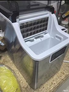 Máquina de Hielo Automática Portátil de Alta Productividad, Tanque de 1.8L, Carcasa de Acero Inoxidable, Capacidad de 45kg/24hrs, Uso Doméstico/Comercial, Tipo <span class=keywords><strong>Nugget</strong></span> - Product Image 5