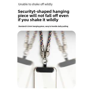 2-in-1-Multifunktions-Telefon-Lanyard Geflochtenes PD100W 5A-Schnelllade-USB-Kabel Typ C für IOS/Computer und Drucker - Product Image 5